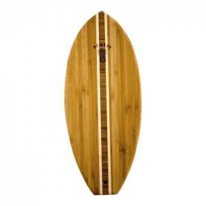 Totally Bamboo Tropical Lil' Surfer Board with Maui Logo Cutting Board TBM1194